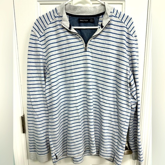 Tommy Hilfiger Size Large Pullover Striped Shirt Long Sleeve - Picture 1 of 6